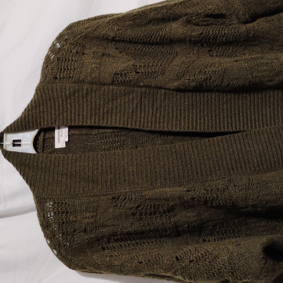 SALE! Zadig & Voltaire Deluxe Open Front Open Knit Batwing Cardigan - Picture 2 of 9